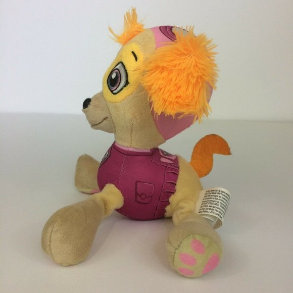 Nickelodeon Paw Patrol Skye Plush 8" Stuffed Animal Puppy Dog Toy Spin Master - Picture 5 of 11